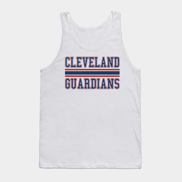 Cleveland Guardians Baseball Tank Top by Cemploex_Art